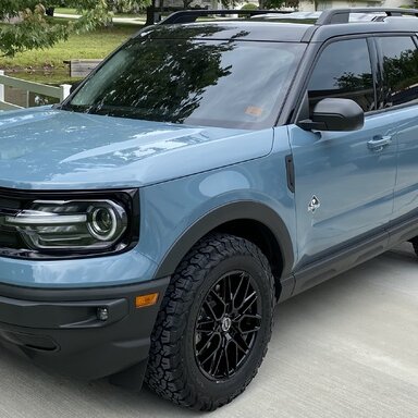 Lift and New Rims/Tires? (Outer Banks) | 2021+ Ford Bronco Sport Forum ...