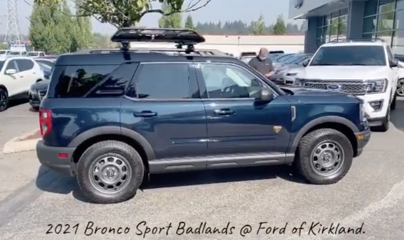 Best look yet at Alto Blue Bronco Sport! | 2021+ Ford Bronco Sport